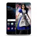 Дизайнерский пластиковый чехол для Huawei P10 Alice Madness Returns