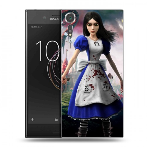 Дизайнерский пластиковый чехол для Sony Xperia XZs Alice Madness Returns