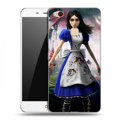 Дизайнерский пластиковый чехол для ZTE Nubia N1 Alice Madness Returns