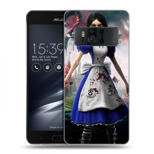 Дизайнерский силиконовый чехол для ASUS ZenFone AR Alice Madness Returns