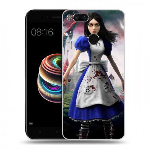 Дизайнерский силиконовый чехол для Xiaomi Mi5X Alice Madness Returns