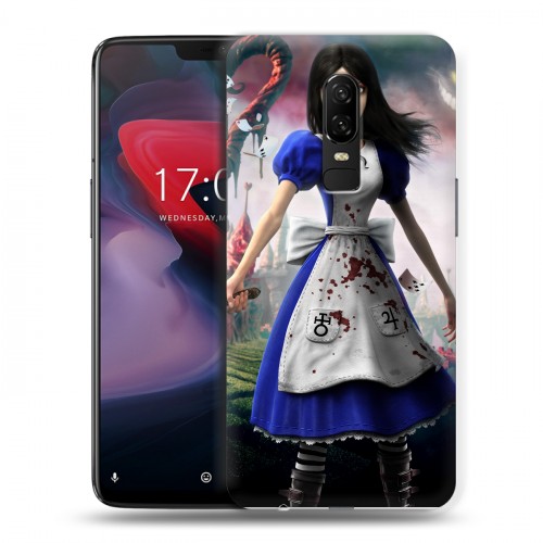 Дизайнерский пластиковый чехол для OnePlus 6 Alice Madness Returns