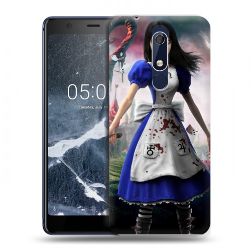 Дизайнерский пластиковый чехол для Nokia 5.1 Alice Madness Returns