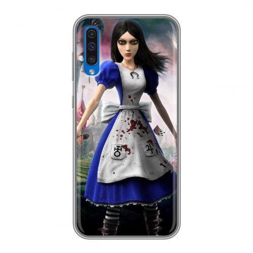 Дизайнерский силиконовый чехол для Samsung Galaxy A50 Alice Madness Returns