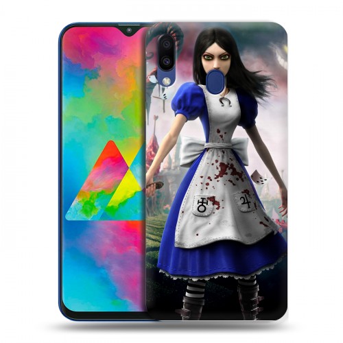 Дизайнерский пластиковый чехол для Samsung Galaxy M20 Alice Madness Returns