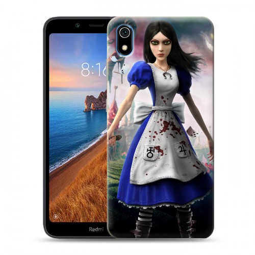 Дизайнерский силиконовый чехол для Xiaomi RedMi 7A Alice Madness Returns