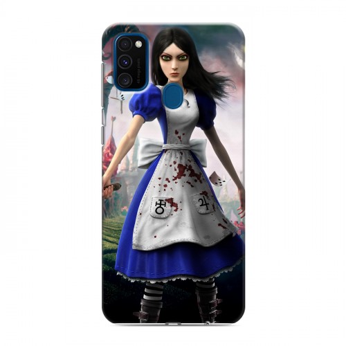 Дизайнерский силиконовый чехол для Samsung Galaxy M30s Alice Madness Returns