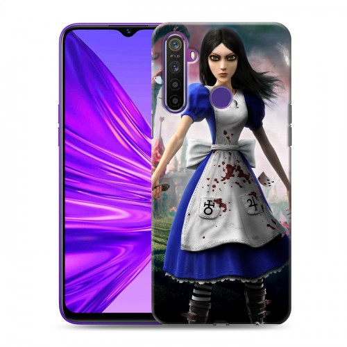 Дизайнерский силиконовый чехол для Realme 5 Alice Madness Returns