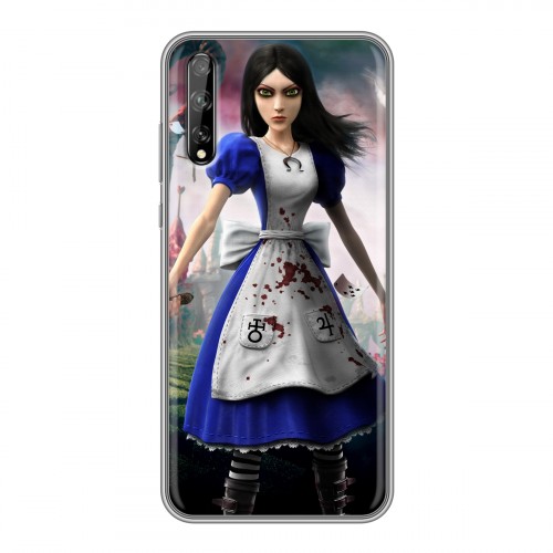 Дизайнерский силиконовый чехол для Huawei Y8p Alice Madness Returns