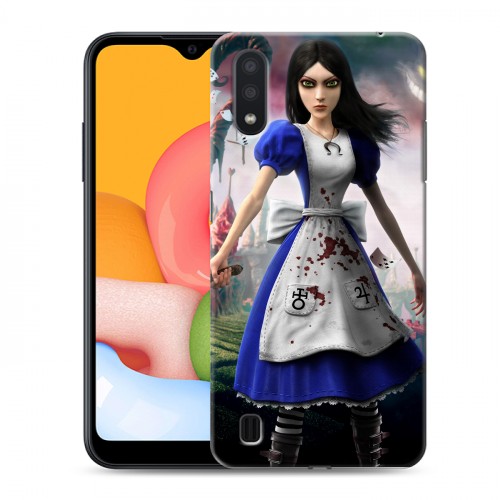 Дизайнерский силиконовый чехол для Samsung Galaxy M01 Alice Madness Returns