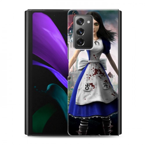Дизайнерский пластиковый чехол для Samsung Galaxy Z Fold 2 Alice Madness Returns