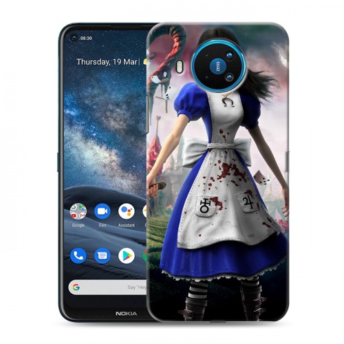 Дизайнерский силиконовый чехол для Nokia 8.3 Alice Madness Returns