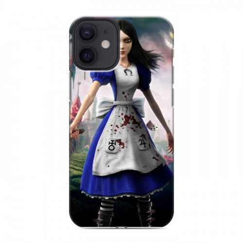 Дизайнерский силиконовый с усиленными углами чехол для Iphone 12 Mini Alice Madness Returns