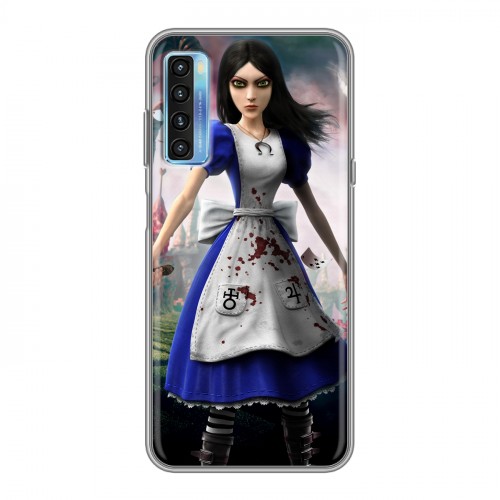 Дизайнерский силиконовый чехол для TCL 20L Alice Madness Returns