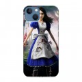 Дизайнерский силиконовый чехол для Iphone 13 Alice Madness Returns