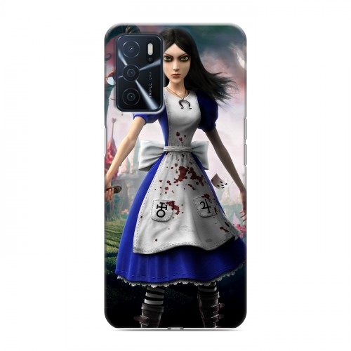 Дизайнерский силиконовый чехол для OPPO A16 Alice Madness Returns