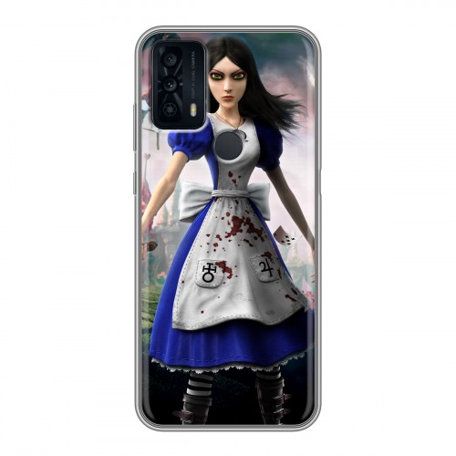 Дизайнерский силиконовый чехол для TCL 20B Alice Madness Returns