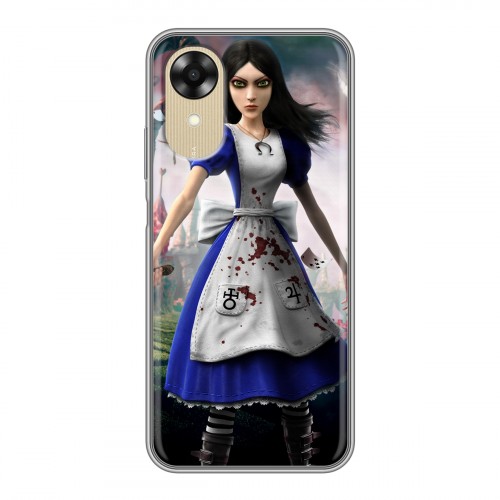 Дизайнерский силиконовый чехол для OPPO A17k Alice Madness Returns