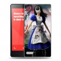 Дизайнерский силиконовый чехол для Xiaomi RedMi Note Alice Madness Returns