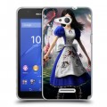 Дизайнерский пластиковый чехол для Sony Xperia E4g Alice Madness Returns