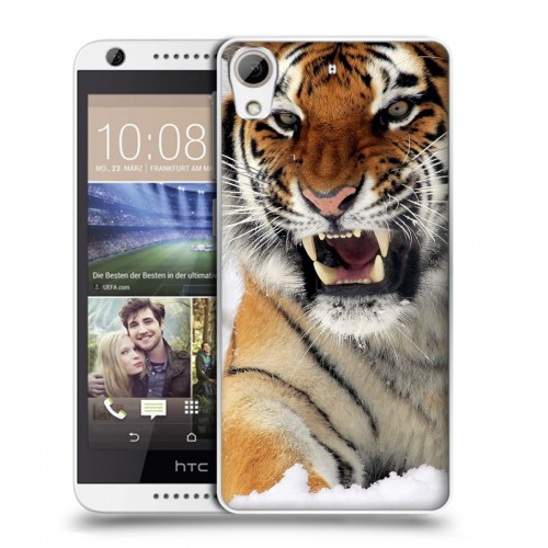 Дизайнерский силиконовый чехол для HTC Desire 626 Тигры