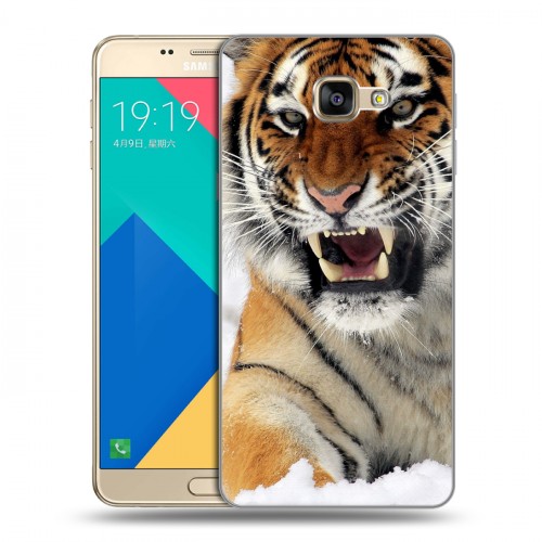 Дизайнерский силиконовый чехол для Samsung Galaxy A9 Тигры