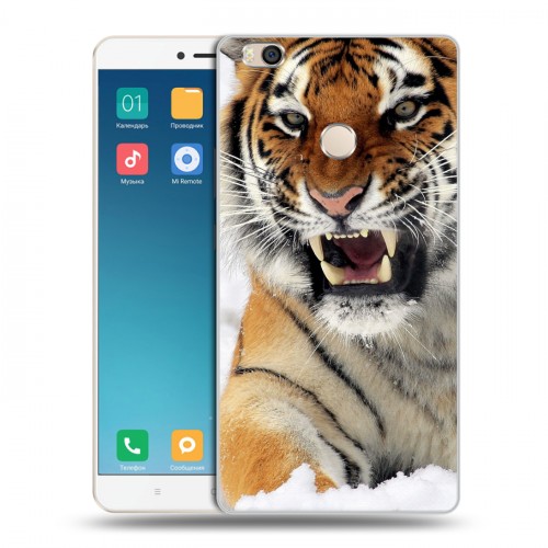 Дизайнерский пластиковый чехол для Xiaomi Mi Max 2 Тигры