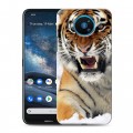 Дизайнерский силиконовый чехол для Nokia 8.3 Тигры