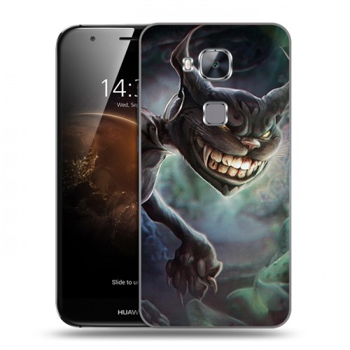 Дизайнерский пластиковый чехол для Huawei G8 Alice Madness Returns