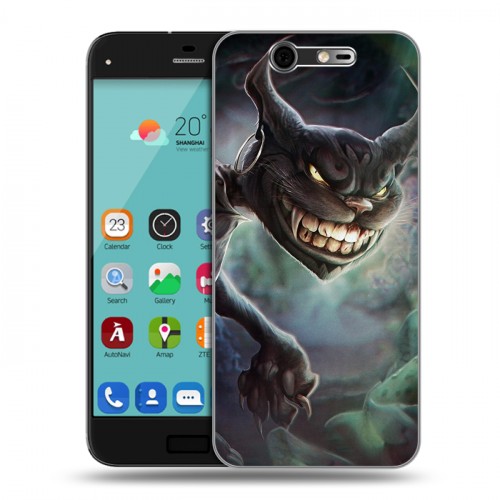 Дизайнерский силиконовый чехол для ZTE Blade S7 Alice Madness Returns