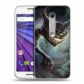 Дизайнерский пластиковый чехол для Lenovo Moto G Alice Madness Returns