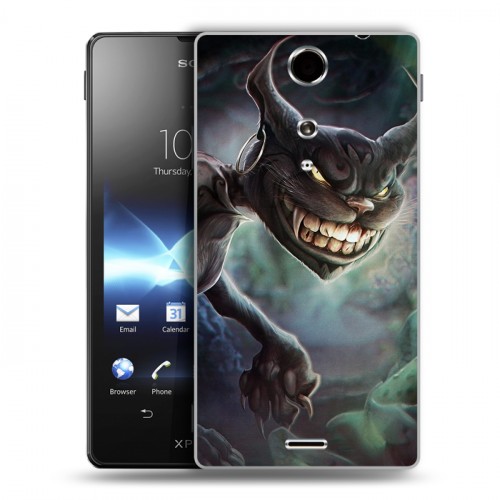 Дизайнерский пластиковый чехол для Sony Xperia TX Alice Madness Returns