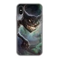 Дизайнерский силиконовый чехол для Iphone x10 Alice Madness Returns