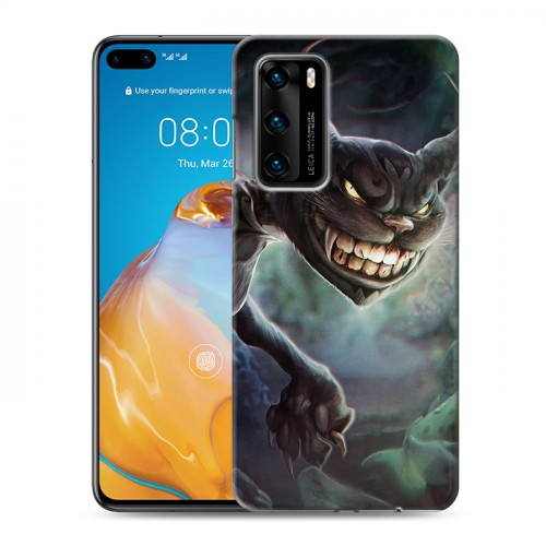 Дизайнерский пластиковый чехол для Huawei P40 Alice Madness Returns