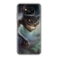 Дизайнерский силиконовый с усиленными углами чехол для Xiaomi Poco X3 Alice Madness Returns