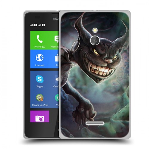 Дизайнерский силиконовый чехол для Nokia XL Alice Madness Returns