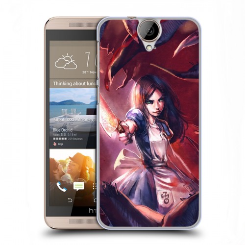 Дизайнерский пластиковый чехол для HTC One E9+ Alice Madness Returns