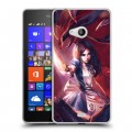 Дизайнерский пластиковый чехол для Microsoft Lumia 540 Alice Madness Returns