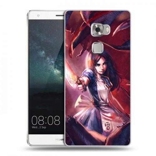 Дизайнерский пластиковый чехол для Huawei Mate S Alice Madness Returns