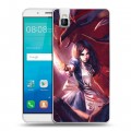 Дизайнерский пластиковый чехол для Huawei ShotX Alice Madness Returns