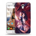 Дизайнерский силиконовый чехол для ZUK Z1 Alice Madness Returns