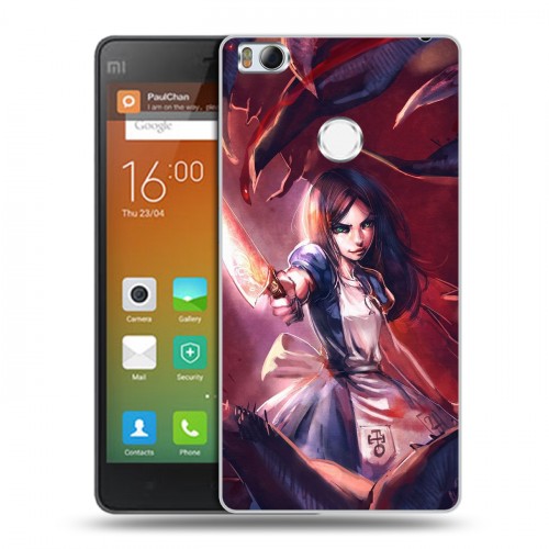 Дизайнерский пластиковый чехол для Xiaomi Mi4S Alice Madness Returns