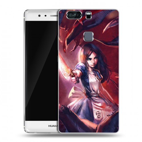 Дизайнерский пластиковый чехол для Huawei P9 Plus Alice Madness Returns