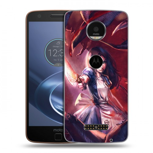 Дизайнерский пластиковый чехол для Lenovo Moto Z Alice Madness Returns