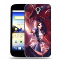 Дизайнерский пластиковый чехол для ZTE Blade A510 Alice Madness Returns