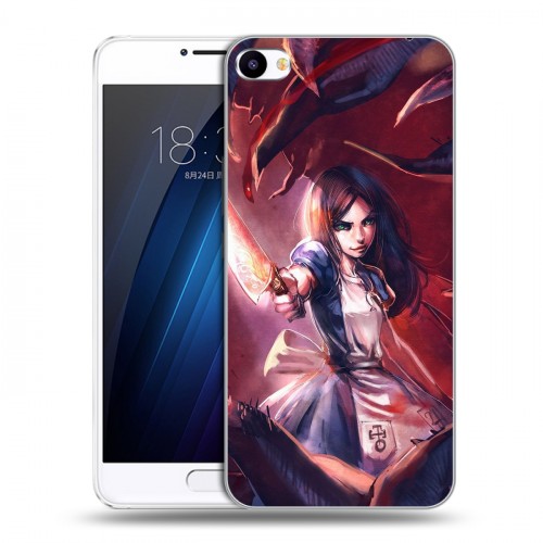 Дизайнерский пластиковый чехол для Meizu U20 Alice Madness Returns