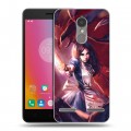 Дизайнерский силиконовый чехол для Lenovo K6 Alice Madness Returns