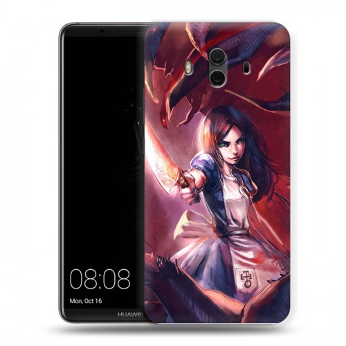 Дизайнерский пластиковый чехол для Huawei Mate 10 Alice Madness Returns