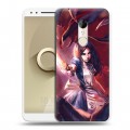 Дизайнерский пластиковый чехол для Alcatel 3 Alice Madness Returns