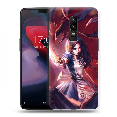 Дизайнерский пластиковый чехол для OnePlus 6 Alice Madness Returns